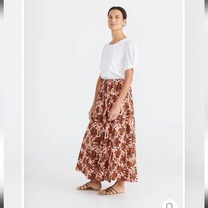 Brave +‎ True White Maddy Maxi Skirt Size Small